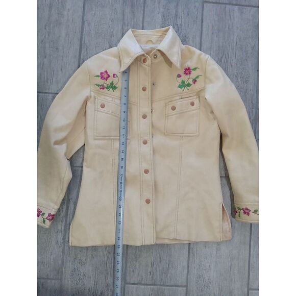 Womens Vegan Embroidered Western Jacket  Faux Leather Med Rondo by mr. murray - Picture 11 of 15